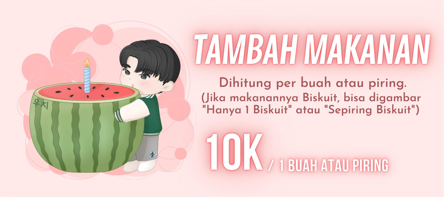+makanan (10k/piring)