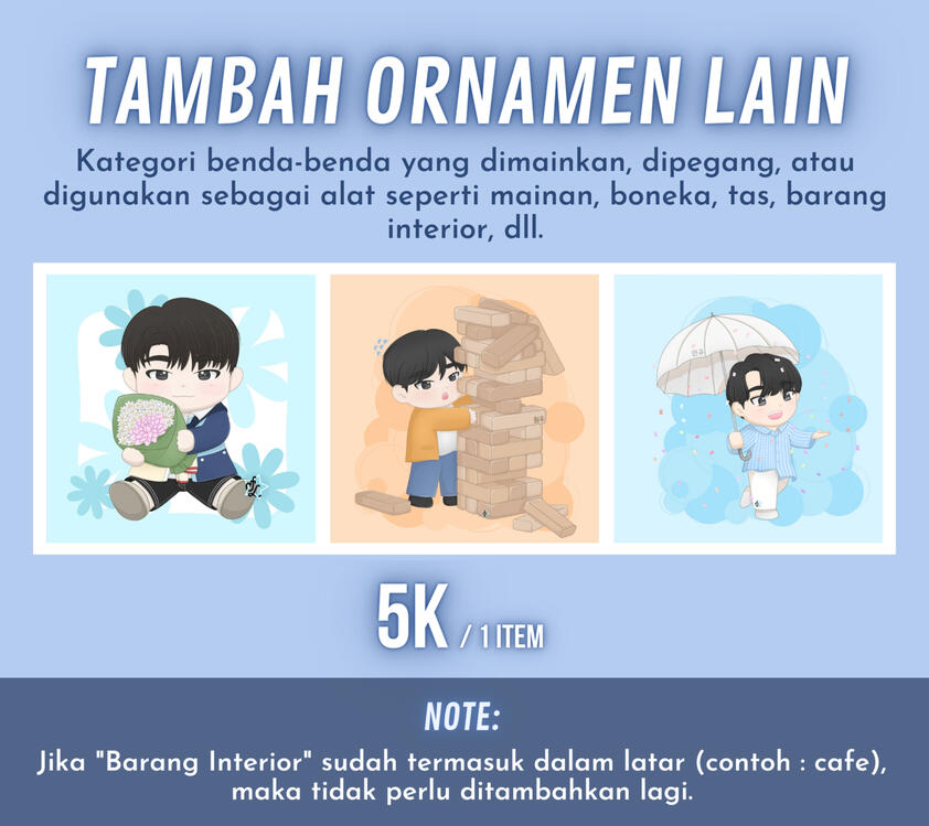 +Ornamen (5k/item)